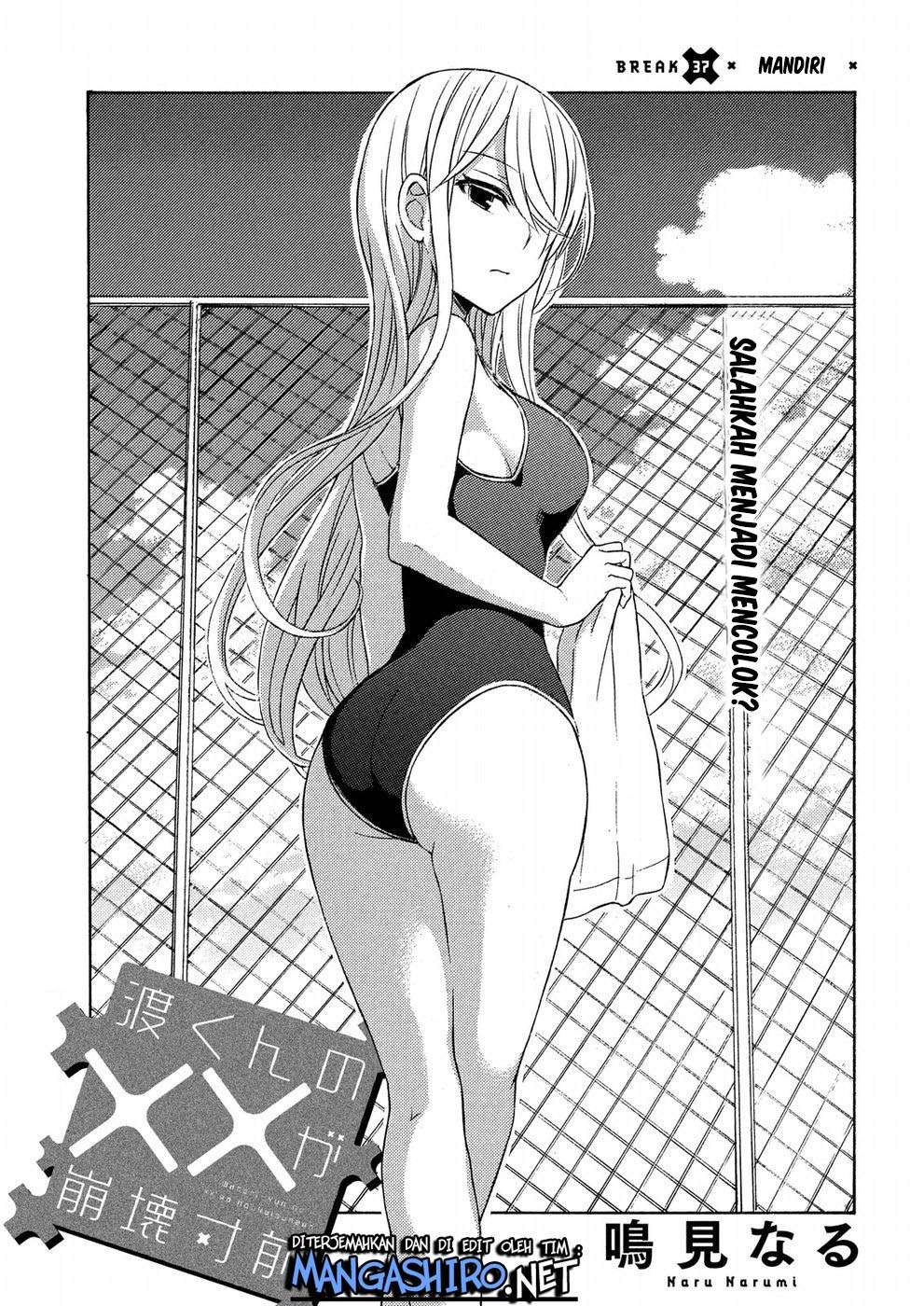 Baca Manga Watari-kun no xx ga Houkai Sunzen Chapter 37 Gambar 2