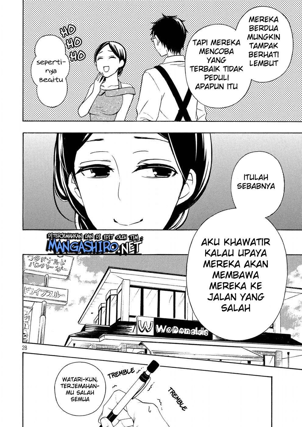 Watari-kun no xx ga Houkai Sunzen Chapter 37 Gambar 30