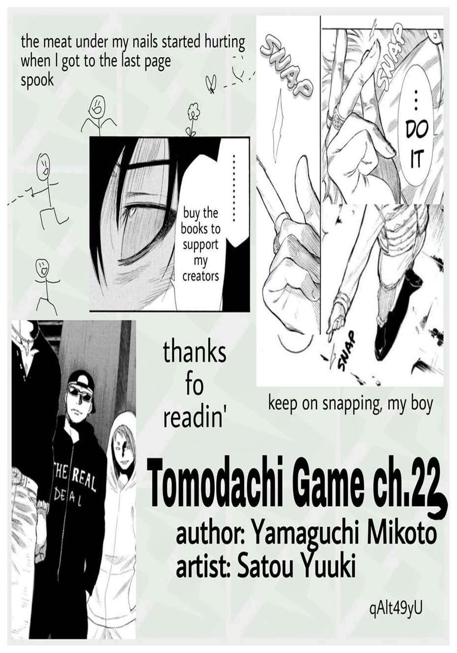 Tomodachi Game Chapter 23 Gambar 43