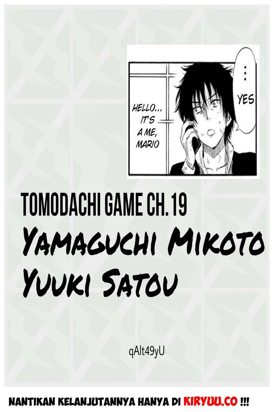 Tomodachi Game Chapter 19 Gambar 35