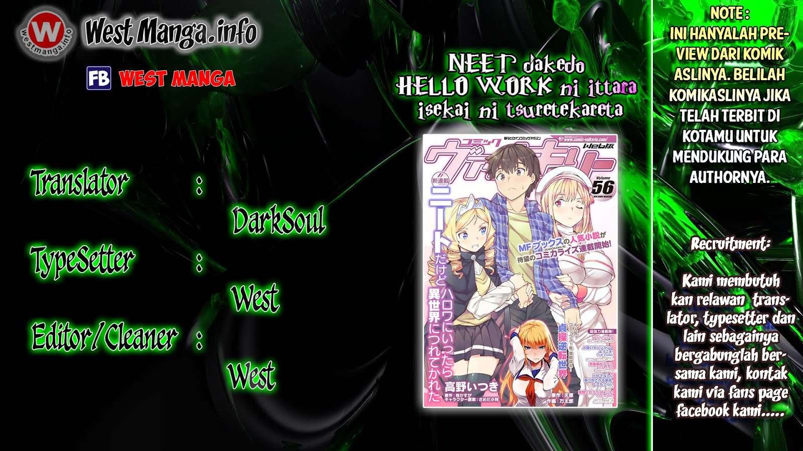 Baca Manga NEET dakedo Hello Work ni Ittara Isekai ni Tsuretekareta Chapter 1 Gambar 2