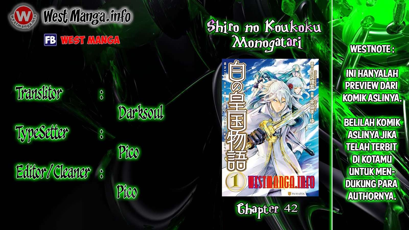 Baca Manga Shiro no Koukoku Monogatari Chapter 42 Gambar 2