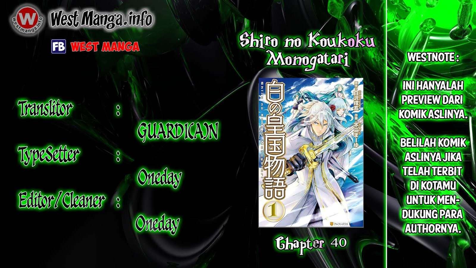 Baca Manga Shiro no Koukoku Monogatari Chapter 40 Gambar 2