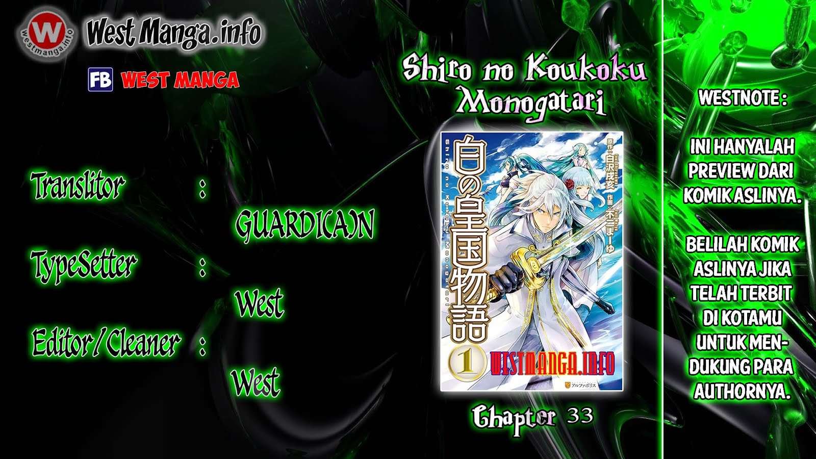 Baca Manga Shiro no Koukoku Monogatari Chapter 33 Gambar 2