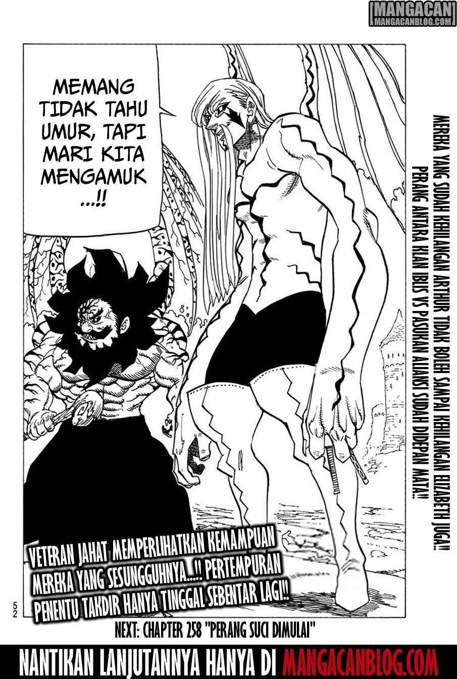 Nanatsu no Taizai Chapter 257 Gambar 20