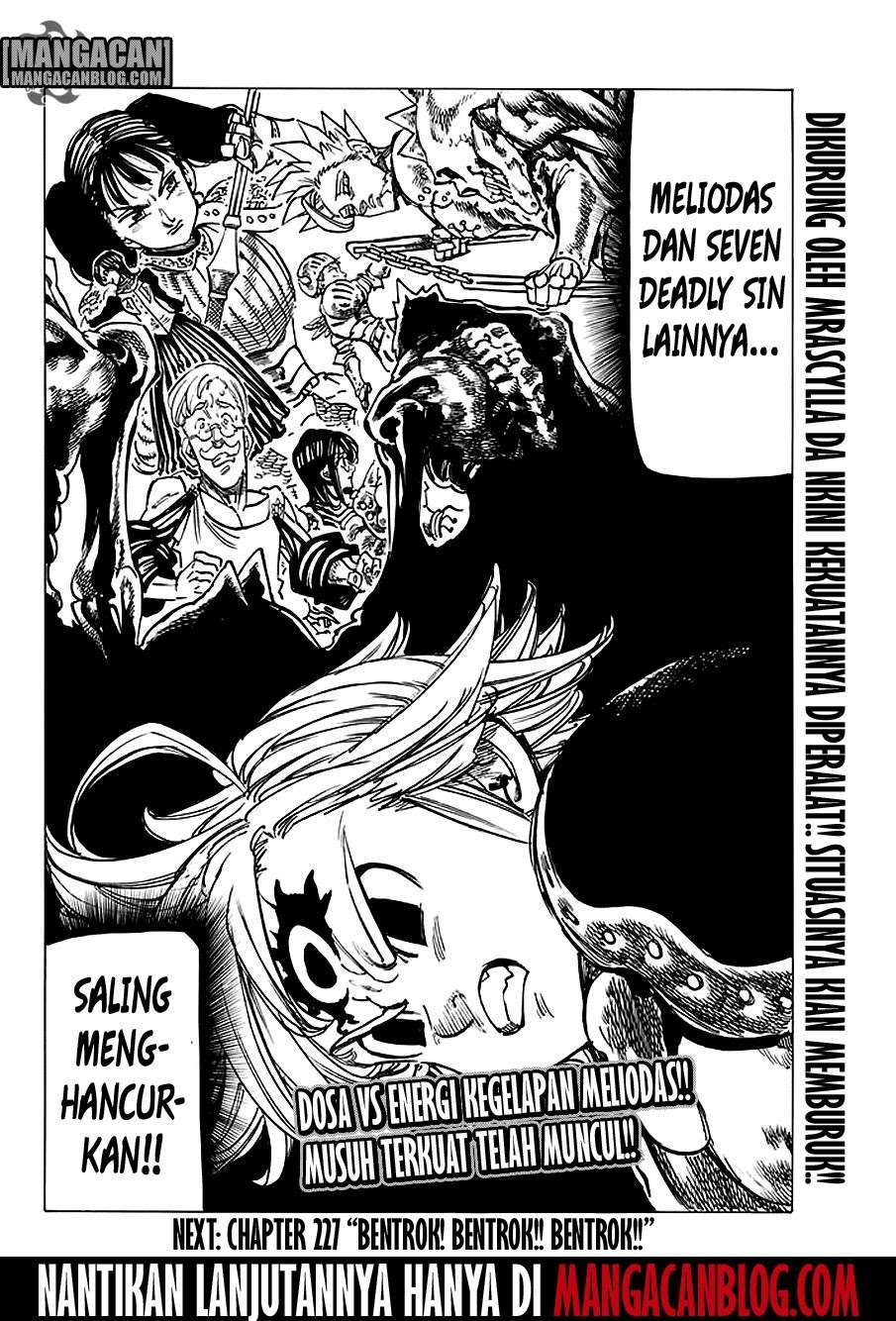 Nanatsu no Taizai Chapter 226 Gambar 19