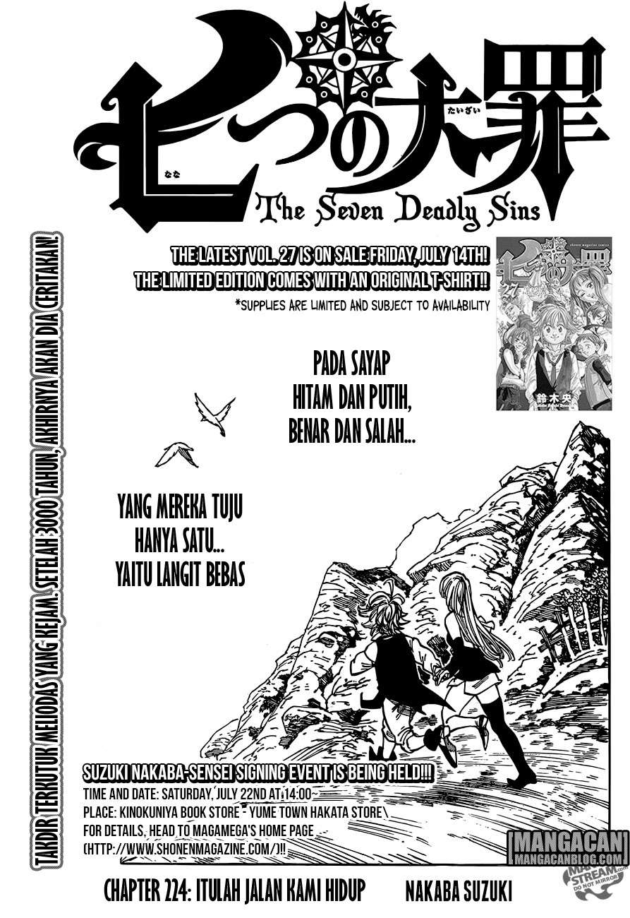 Baca Komik Nanatsu no Taizai Chapter 224 Gambar 1