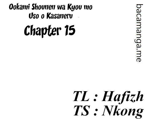 Baca Komik Ookami Shounen wa Kyou mo Uso wo Kasaneru Chapter 15 Gambar 1