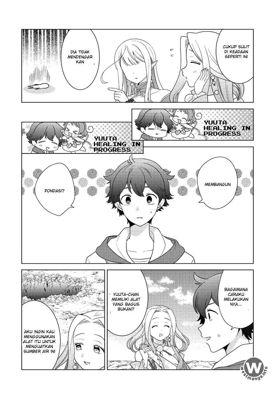 Seirei-tachi no Rakuen to Risou no Isekai Seikatsu Chapter 5 Gambar 18