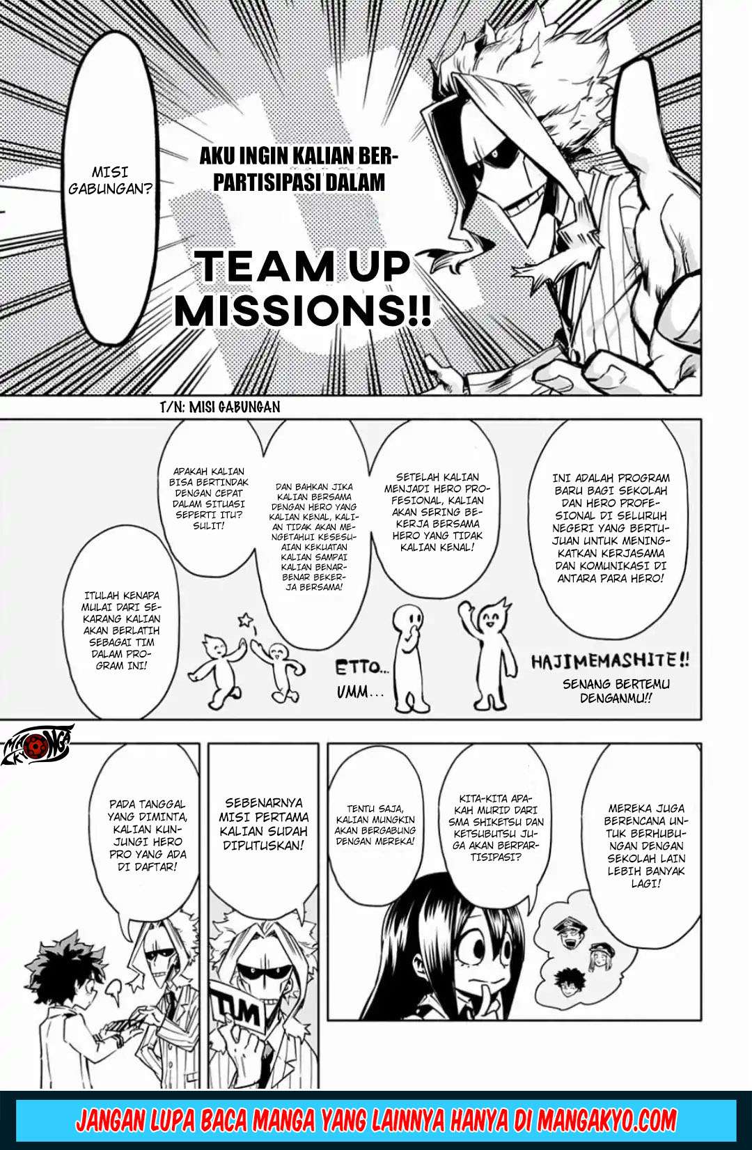 Boku no Hero Academia Team Up Mission Chapter 1 Gambar 14