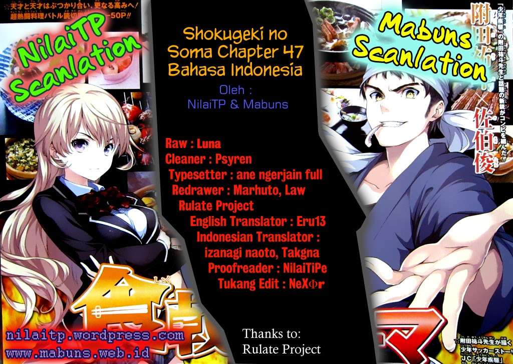 Baca Komik Shokugeki no Souma Chapter 47 Gambar 1