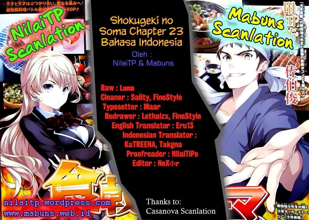 Baca Komik Shokugeki no Souma Chapter 23 Gambar 1