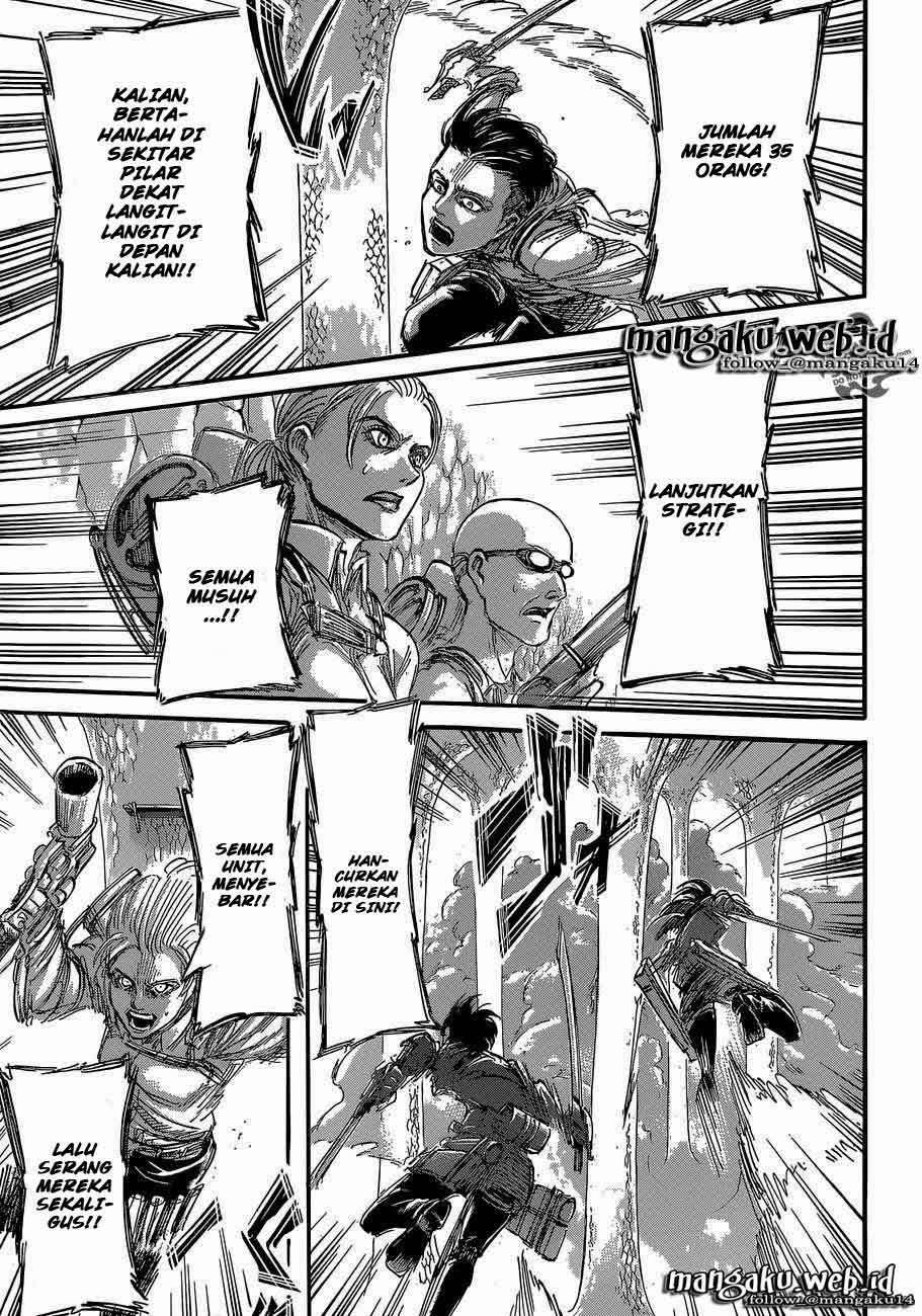Shingeki no Kyojin Chapter 64 Gambar 16