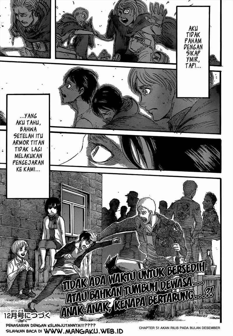 Shingeki no Kyojin Chapter 50 Gambar 45