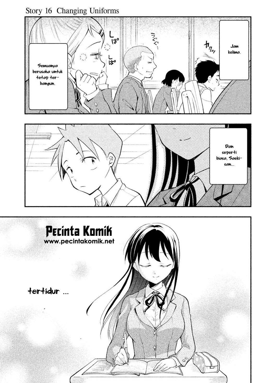 Baca Komik Saeki-san wa Nemutteru Chapter 16 Gambar 1