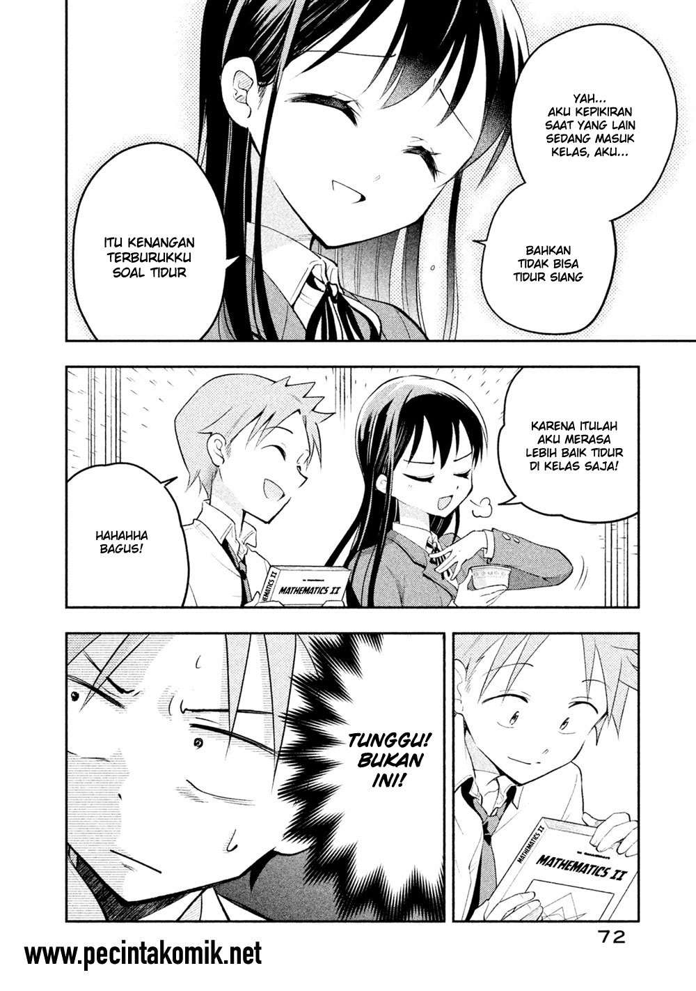 Saeki-san wa Nemutteru Chapter 14 Gambar 9