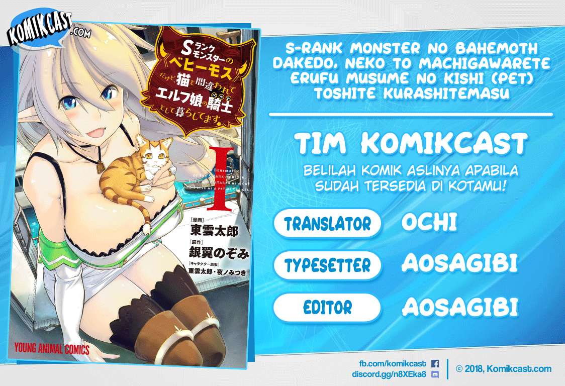 Baca Komik S-Rank Monster no Behemoth Dakedo, Neko to Machigawarete Erufu Musume no Kishi (Pet) Toshite Kurashitemasu Chapter 12 Gambar 1