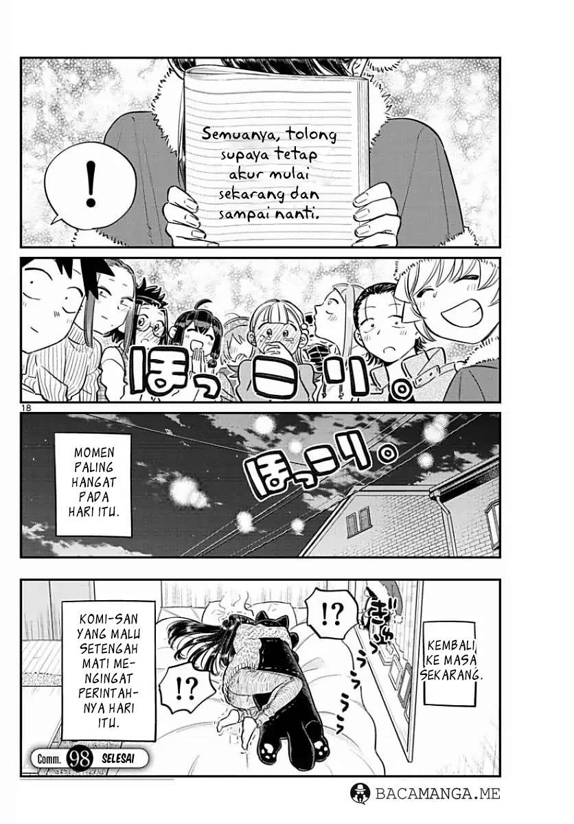 Komi-san wa Komyushou Desu Chapter 98 Gambar 10