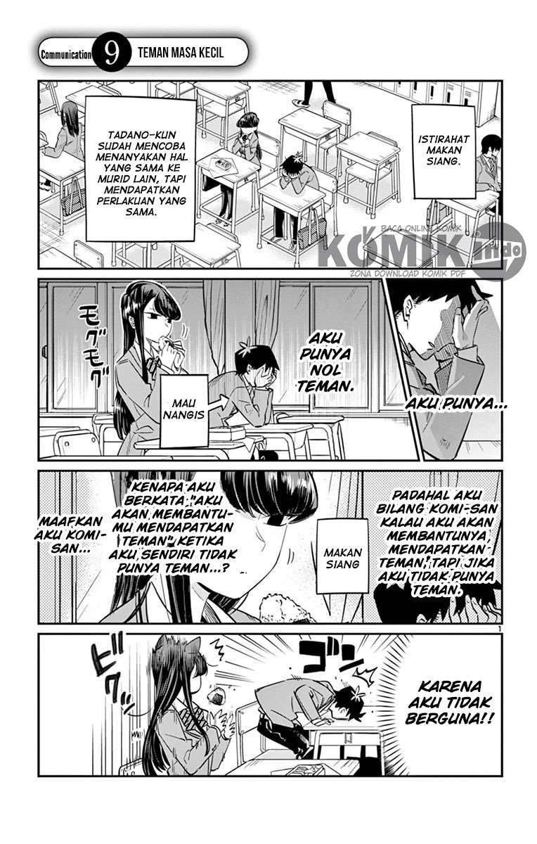 Baca Manga Komi-san wa Komyushou Desu Chapter 9 Gambar 2