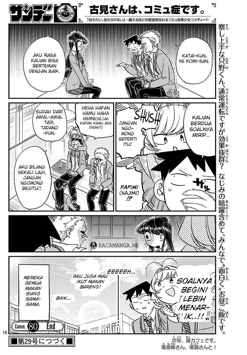 Komi-san wa Komyushou Desu Chapter 80 Gambar 18