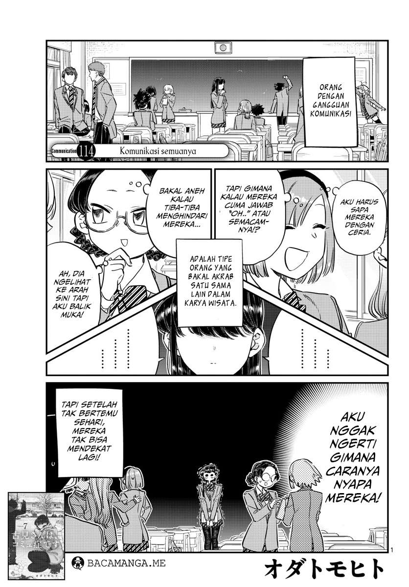 Baca Komik Komi-san wa Komyushou Desu Chapter 114 Gambar 1