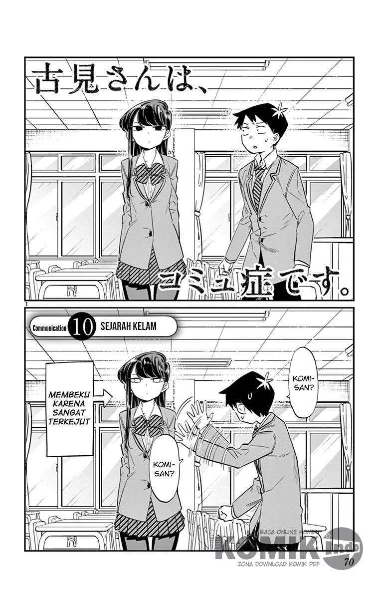 Baca Manga Komi-san wa Komyushou Desu Chapter 10 Gambar 2