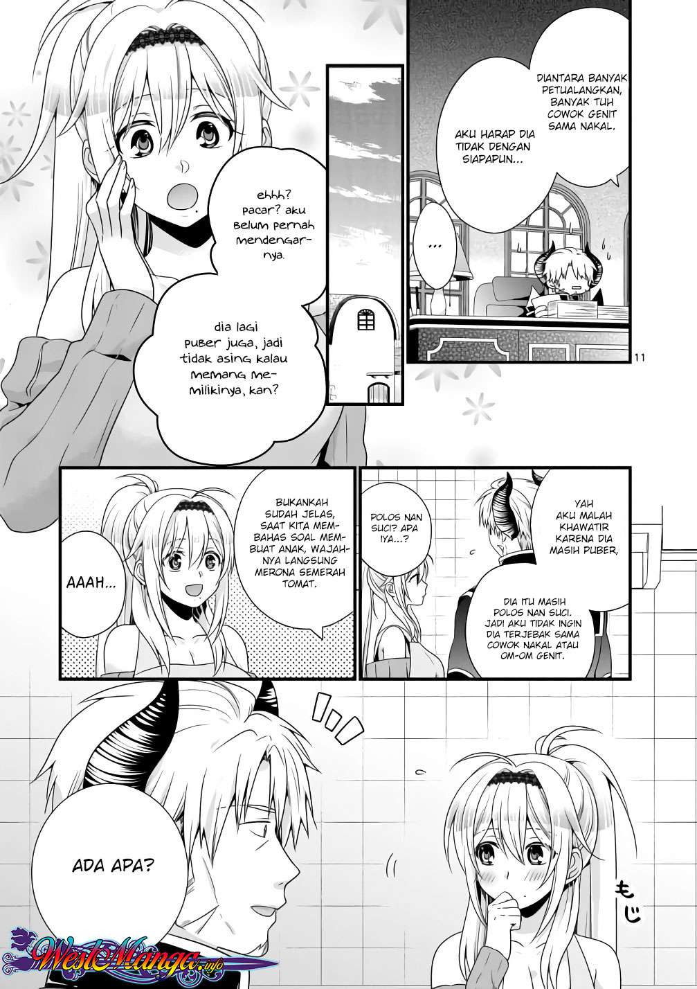 Maou desu Onna Yuusha no Hahaoya to Saikon Shita no de Onna Yuusha ga Giri no Musume ni Narimashita Chapter 9 Gambar 12