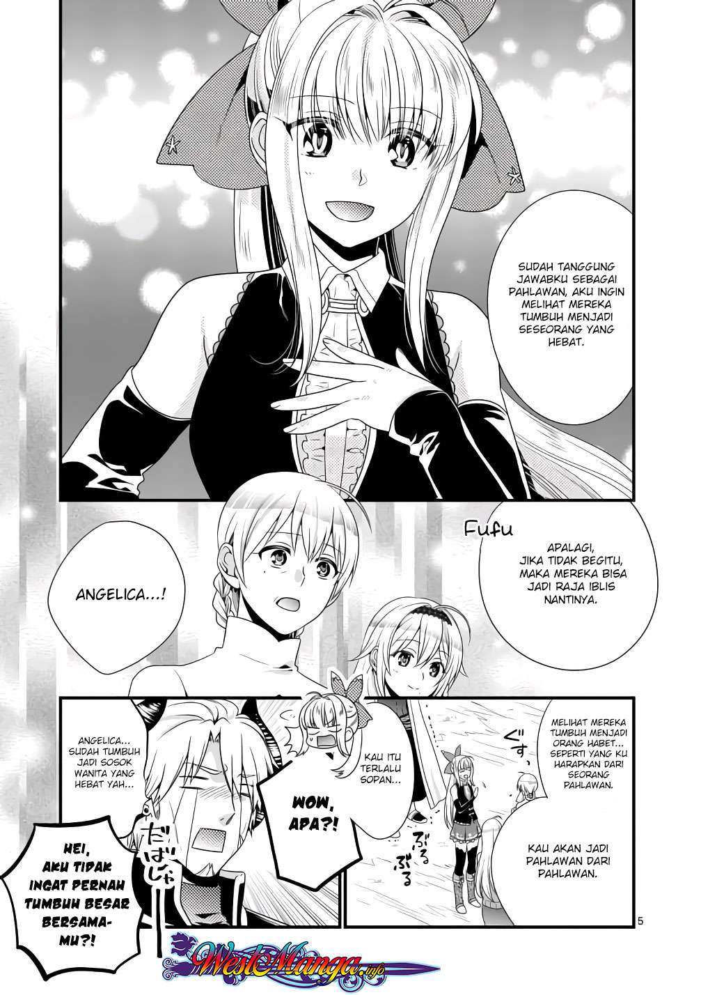 Maou desu Onna Yuusha no Hahaoya to Saikon Shita no de Onna Yuusha ga Giri no Musume ni Narimashita Chapter 9 Gambar 5