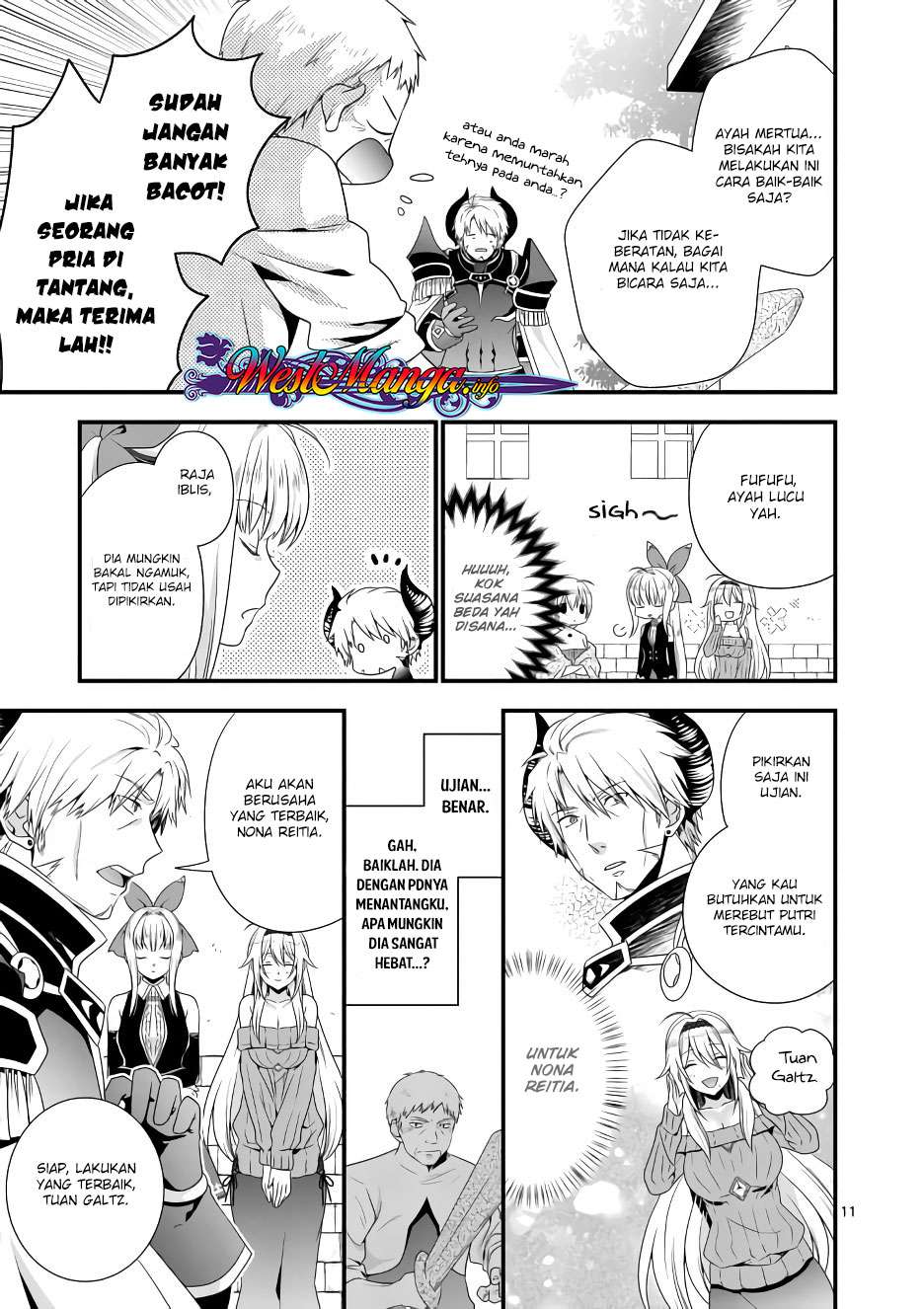 Maou desu Onna Yuusha no Hahaoya to Saikon Shita no de Onna Yuusha ga Giri no Musume ni Narimashita Chapter 8 Gambar 12