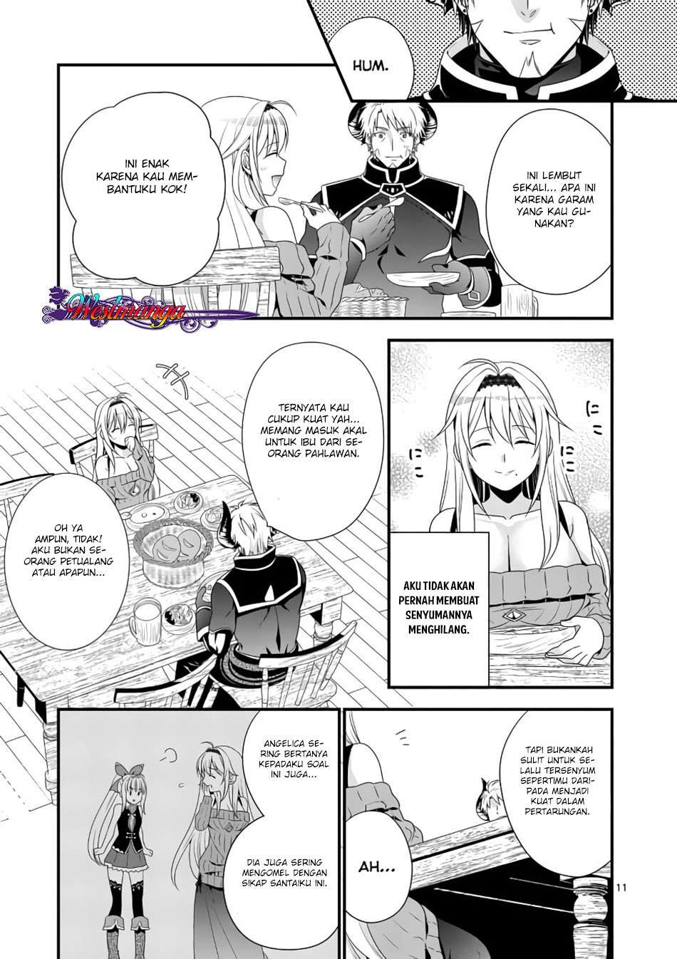 Maou desu Onna Yuusha no Hahaoya to Saikon Shita no de Onna Yuusha ga Giri no Musume ni Narimashita Chapter 2 Gambar 13