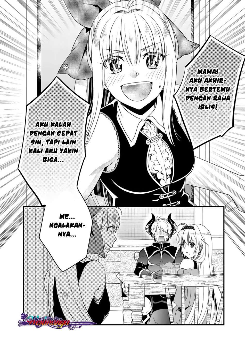 Maou desu Onna Yuusha no Hahaoya to Saikon Shita no de Onna Yuusha ga Giri no Musume ni Narimashita Chapter 2 Gambar 16