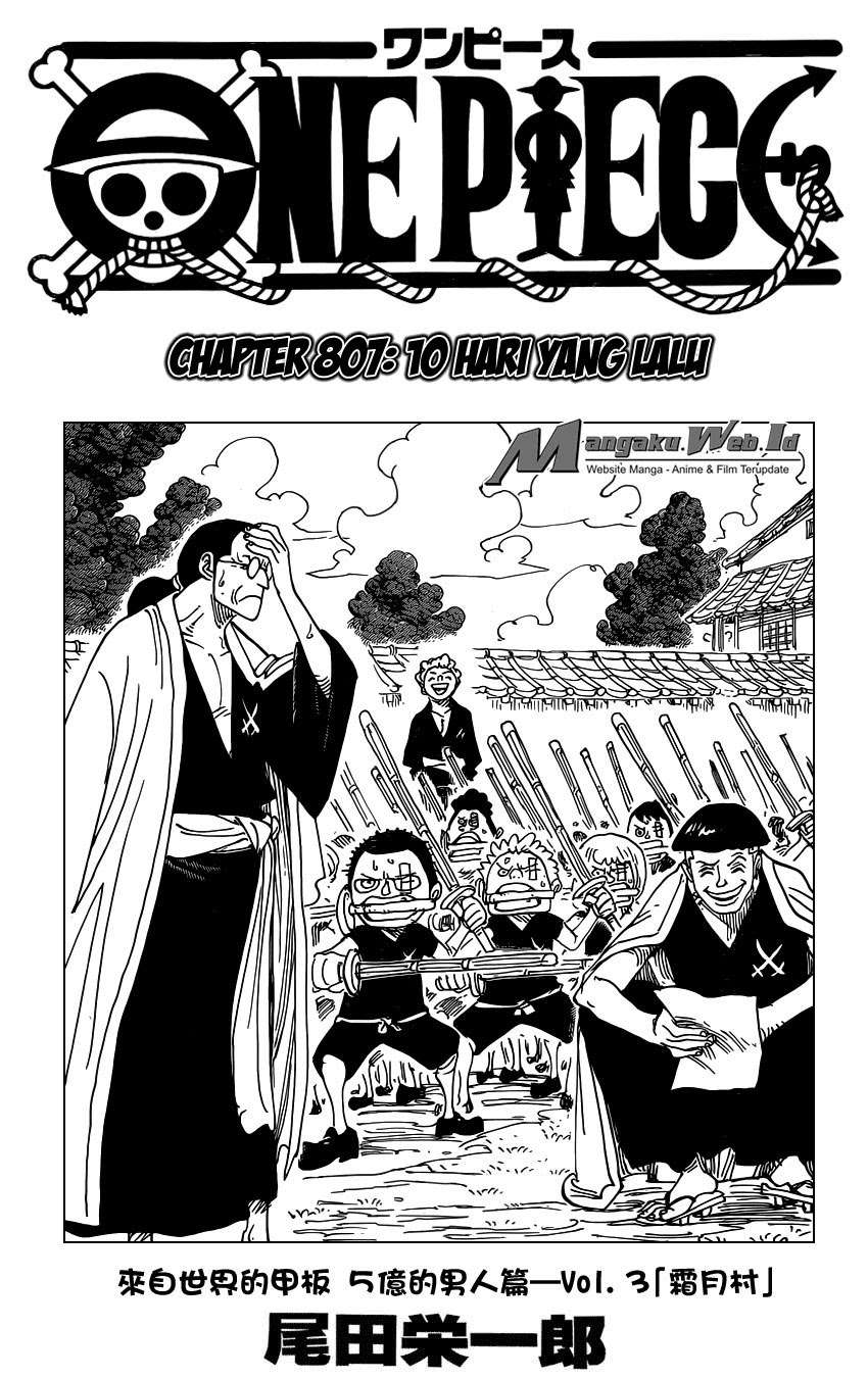 Baca Manga One Piece Chapter 807 Gambar 2