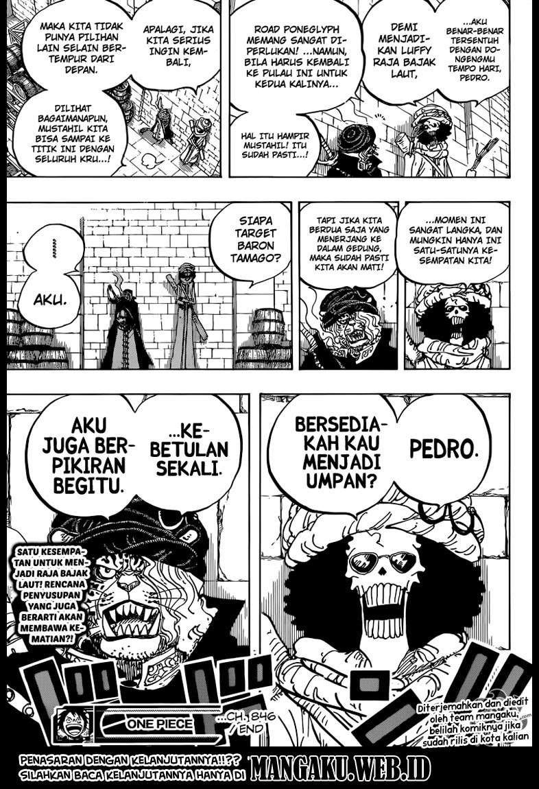 One Piece Chapter 846 Gambar 17