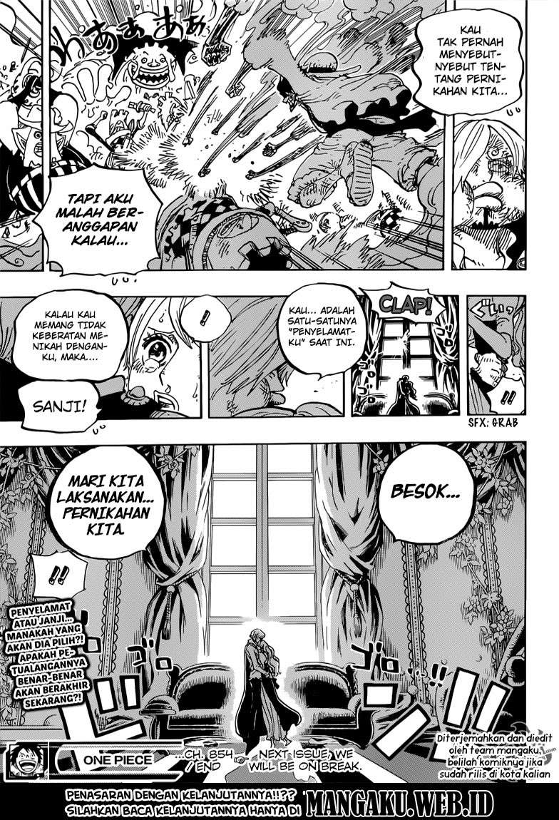 One Piece Chapter 845 Gambar 17