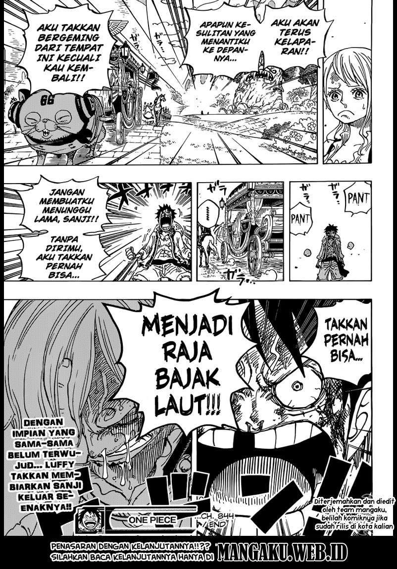 One Piece Chapter 844 Gambar 18