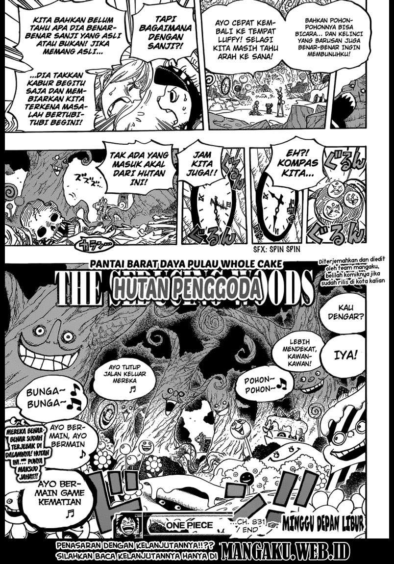 One Piece Chapter 831 Gambar 18