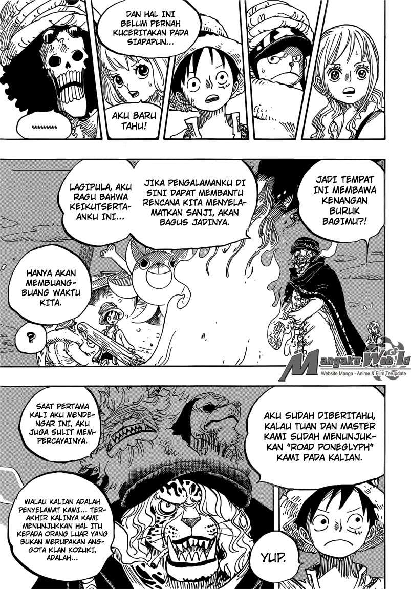 One Piece Chapter 830 Gambar 14