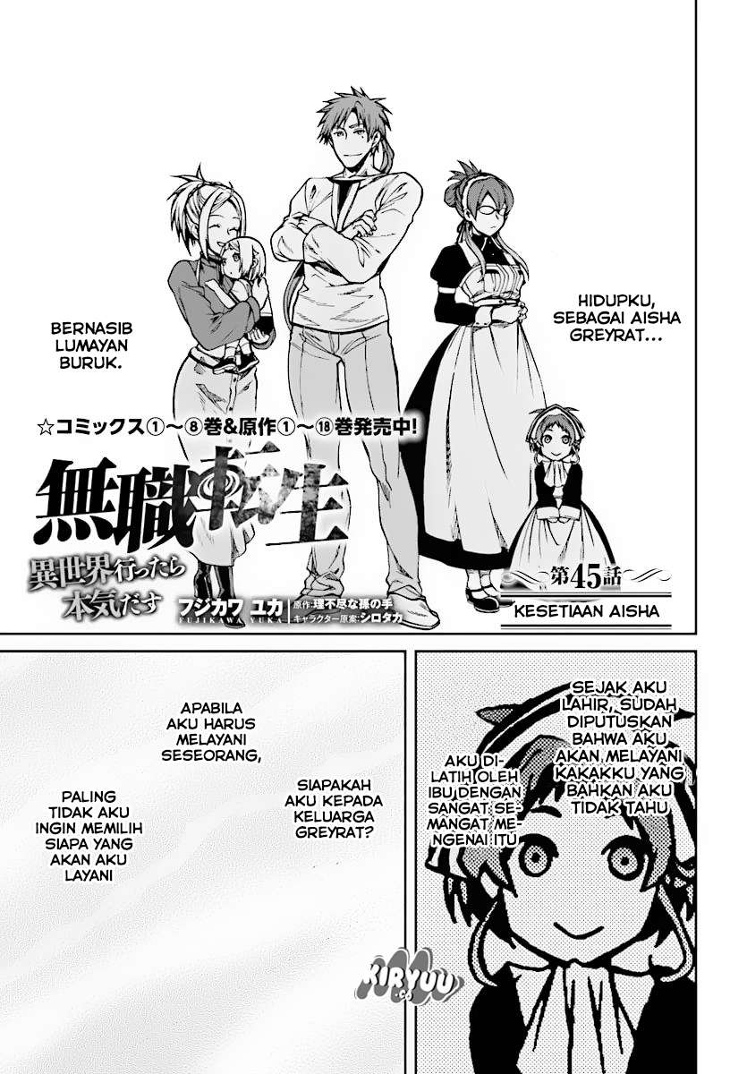 Baca Manga Mushoku Tensei: Isekai Ittara Honki Dasu Chapter 45 Gambar 2