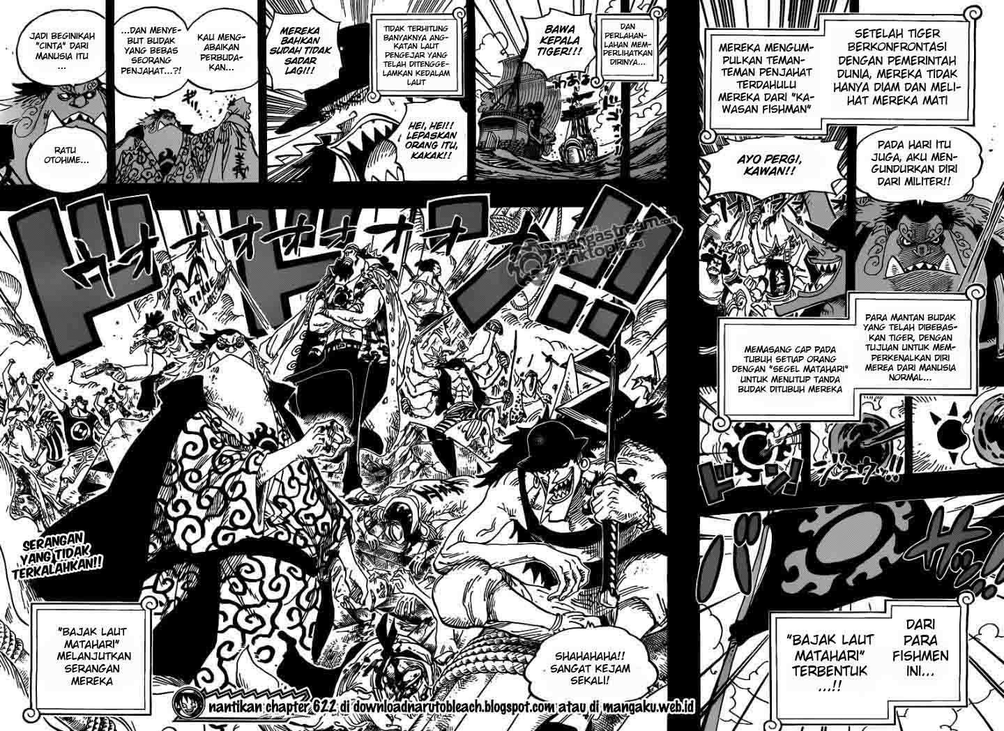 One Piece Chapter 621 Gambar 16