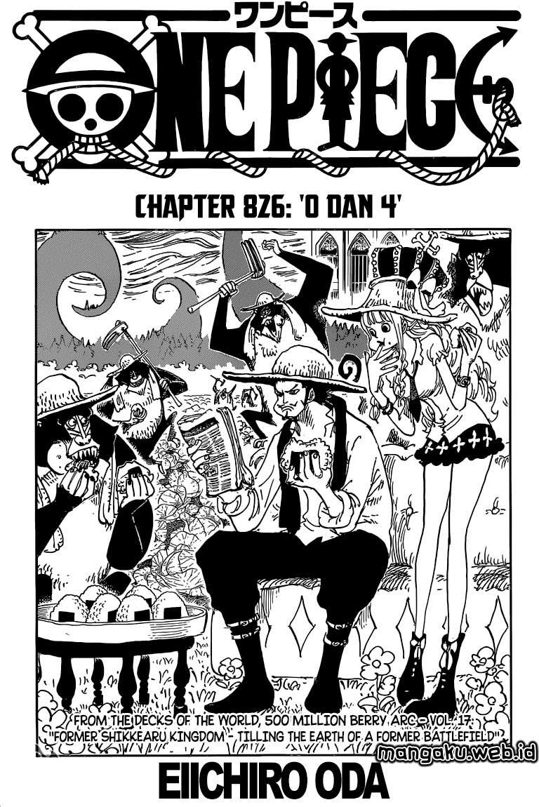 Baca Manga One Piece Chapter 826 Gambar 2