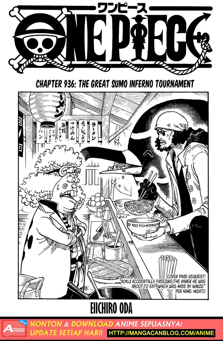 Baca Komik One Piece Chapter 936 Gambar 1