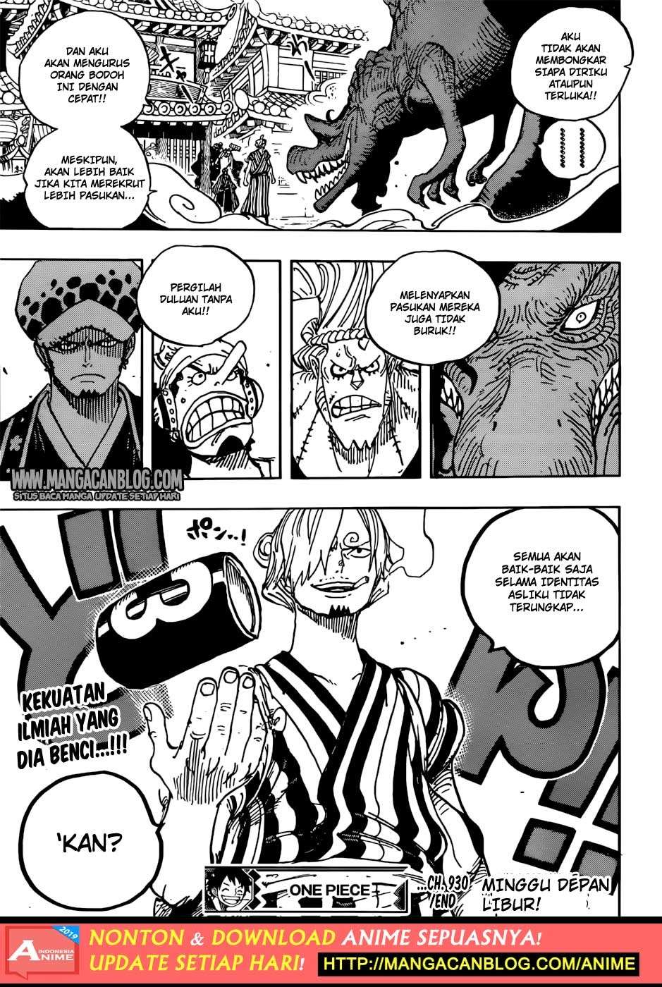 One Piece Chapter 930 Gambar 15