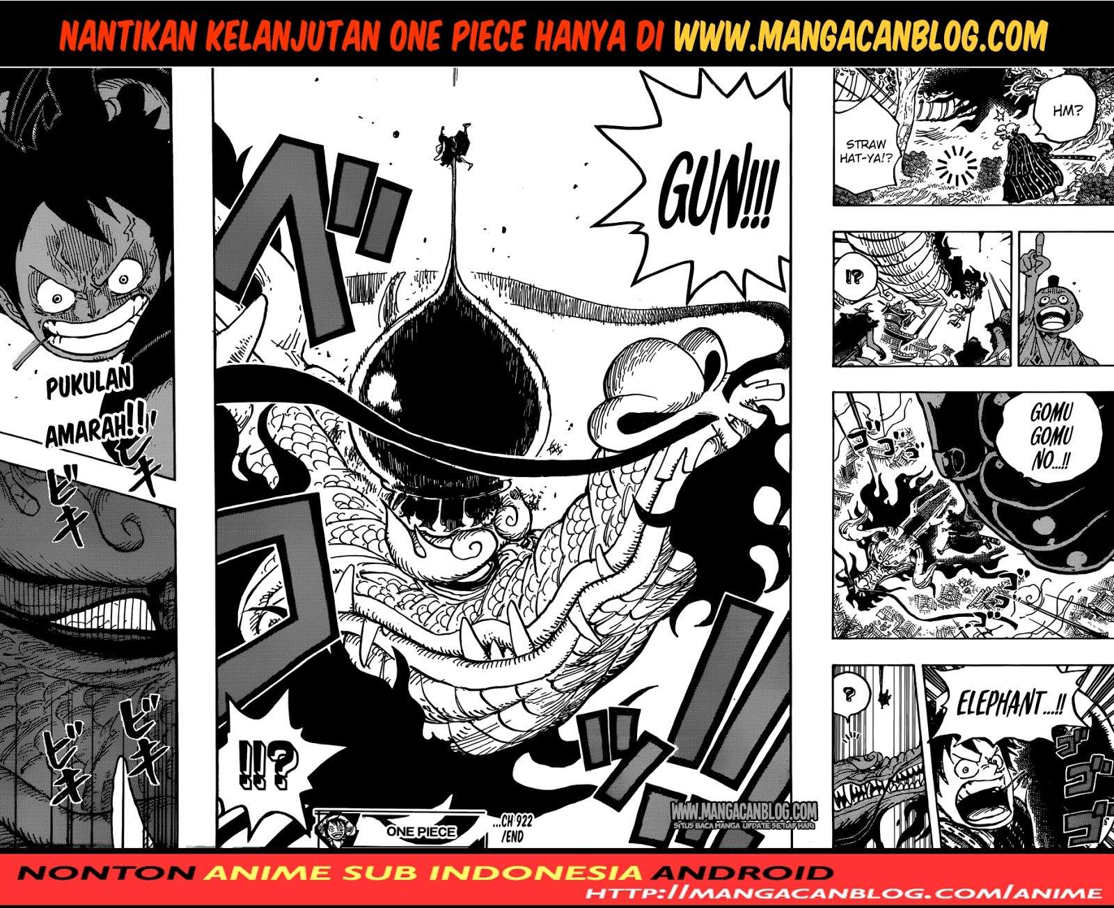 One Piece Chapter 922 Gambar 15