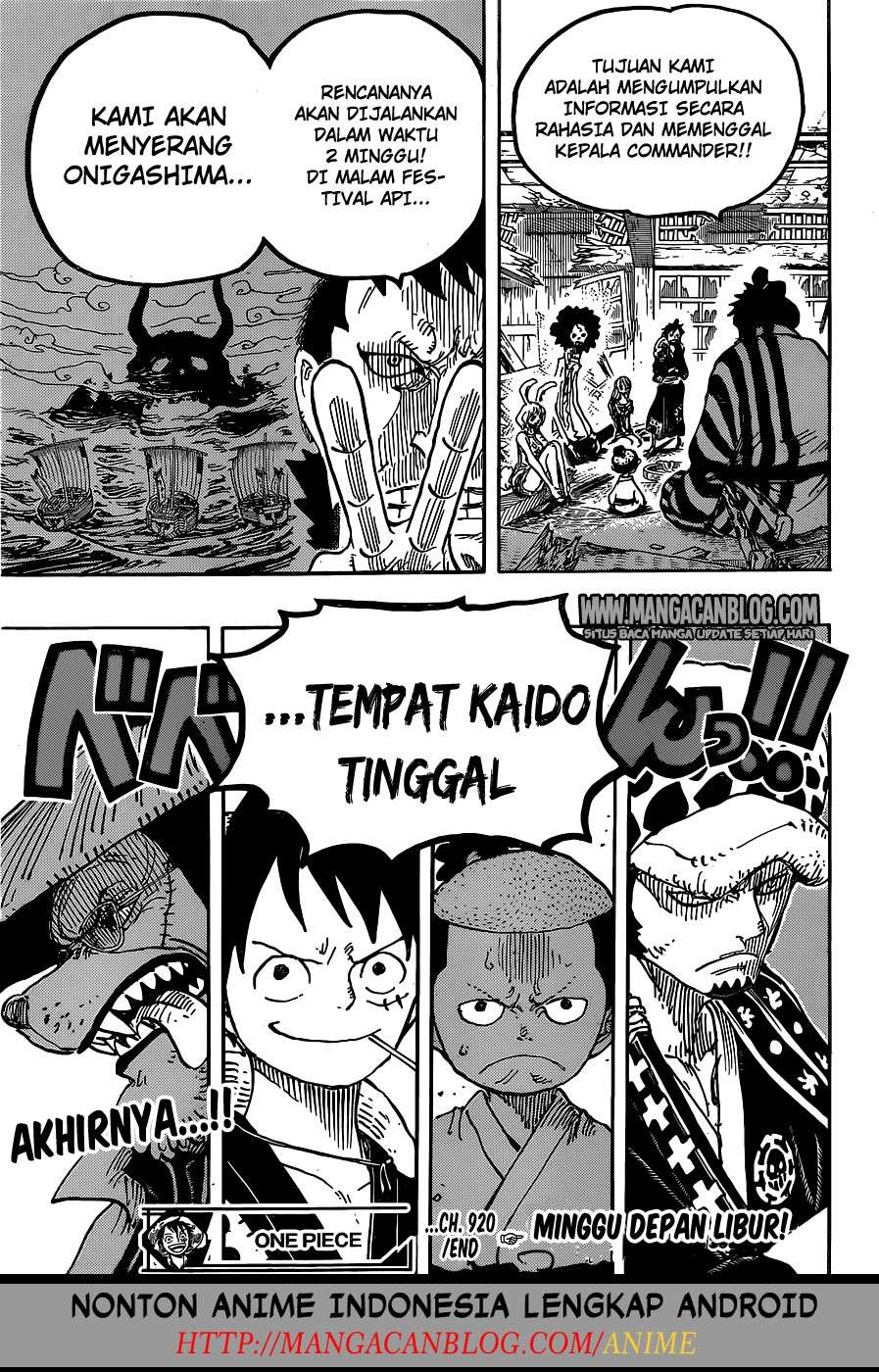 One Piece Chapter 920 Gambar 17