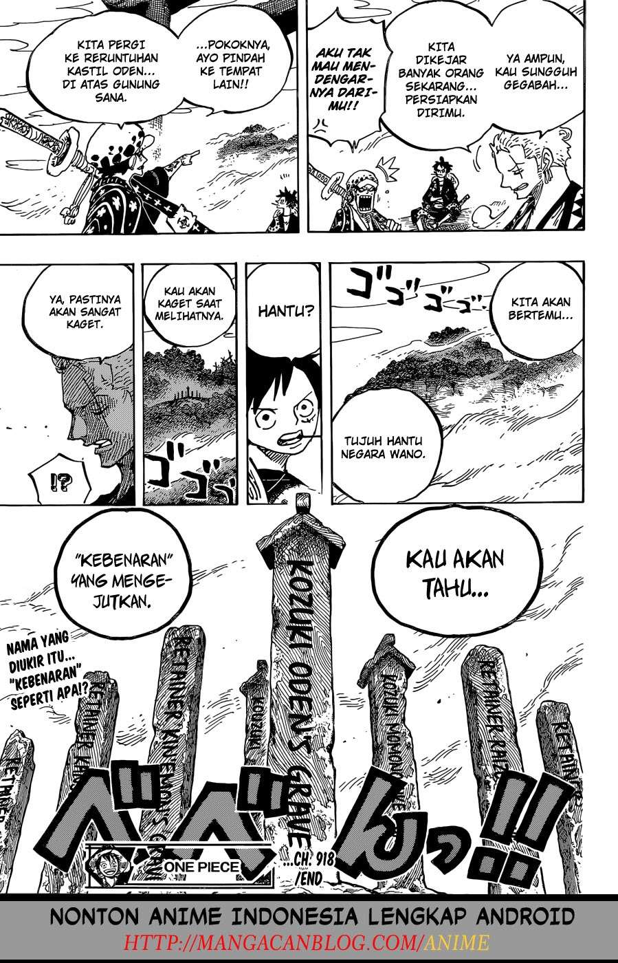 One Piece Chapter 918 Gambar 16