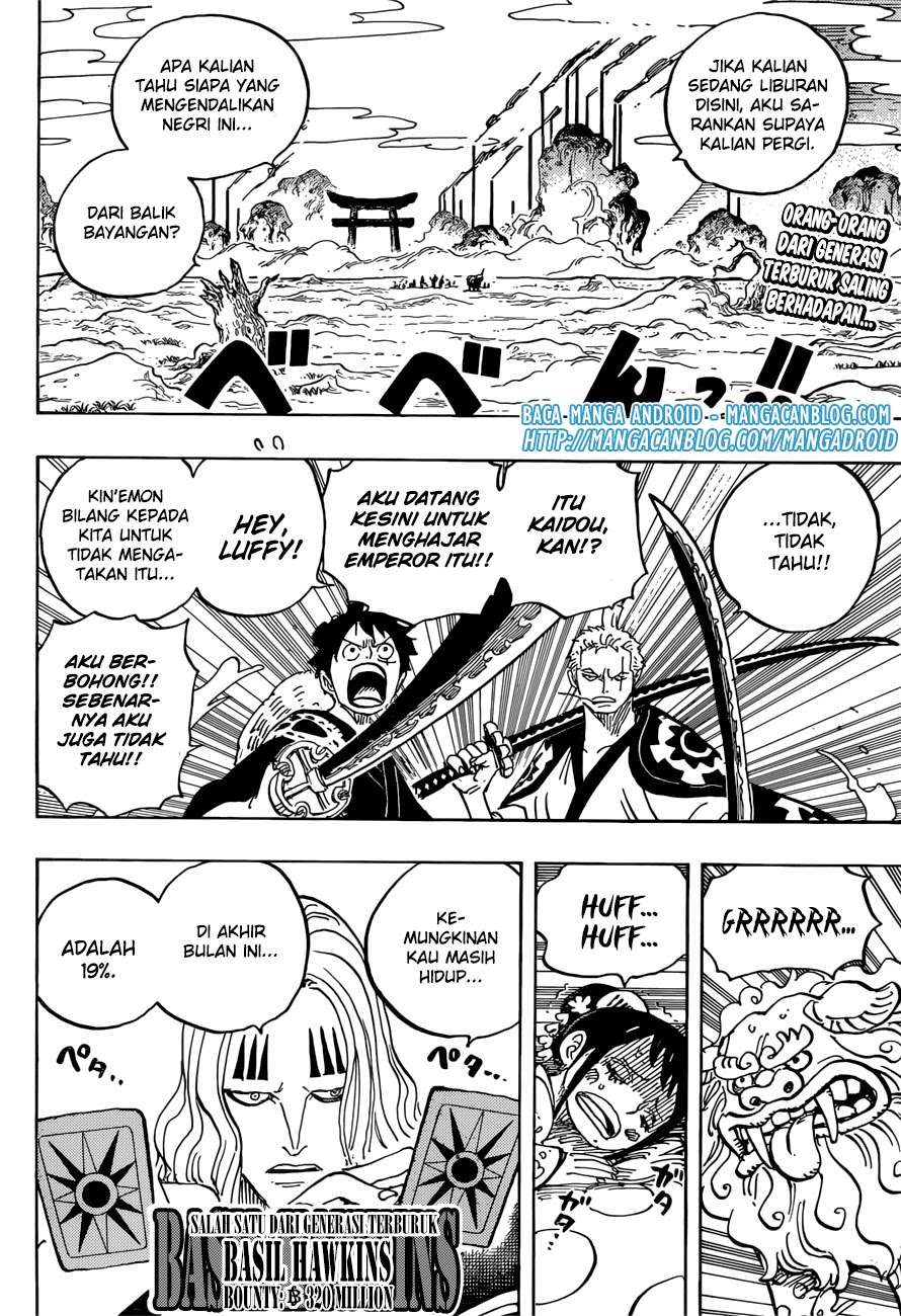 One Piece Chapter 913 Gambar 4