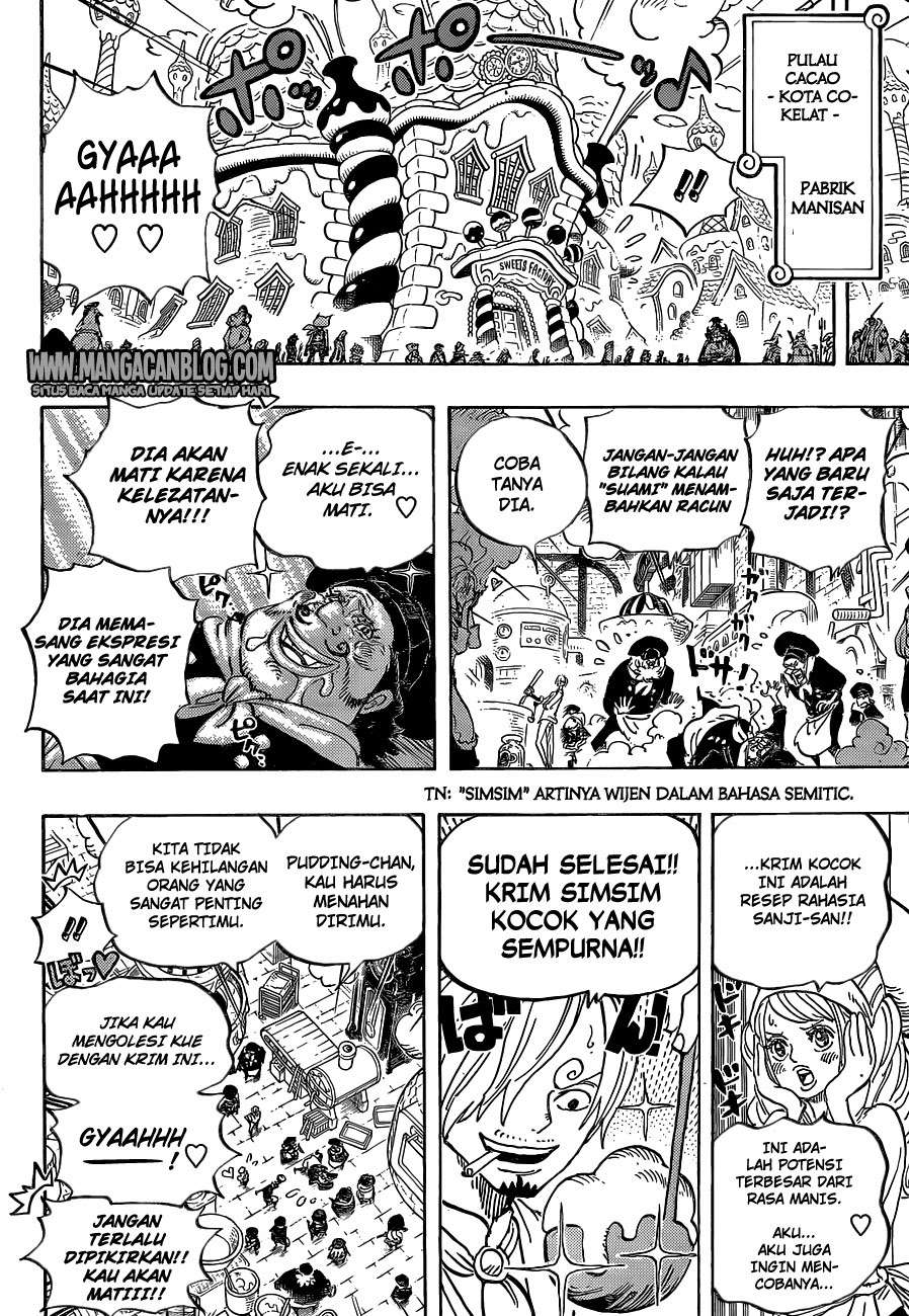 One Piece Chapter 885 Gambar 16