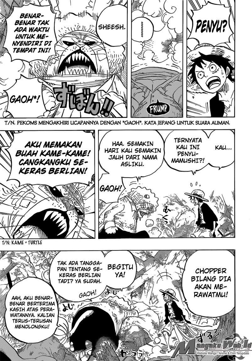 One Piece Chapter 822 Gambar 8