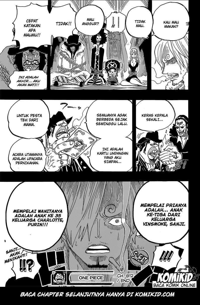 One Piece Chapter 812 Gambar 18