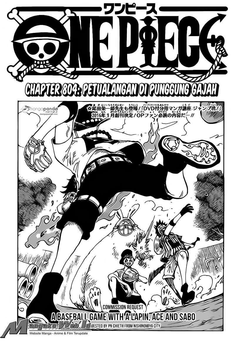 Baca Manga One Piece Chapter 804 Gambar 2